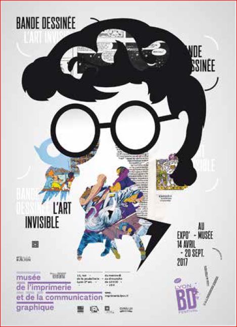 Scott McCloud dans l'exposition « L'Art invisible – La bande dessinée » à Lyon BD 2017