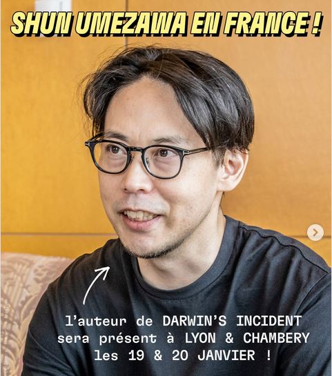 Le créateur de "Darwin's Incident" en France les 19 & 20 janvier 2026 ! 