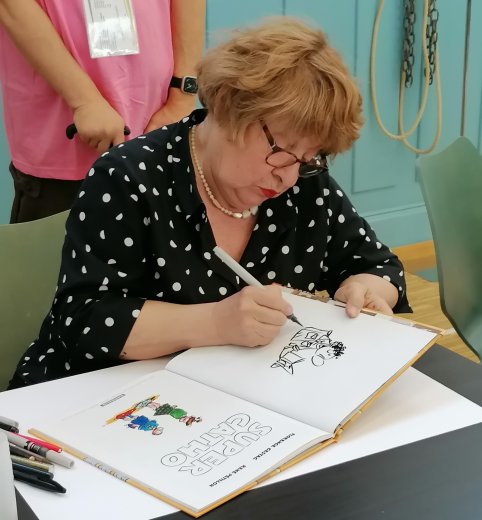  Florence Cestac, "Grande Trissoue" du Festival Delémont'BD (Partie II) [Interview]