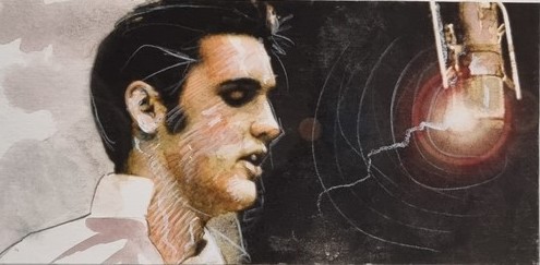 Fabrice le Hénanff - Exposition-vente "Elvis et "Capitaine Bligh" (Charleroi, Belgique)