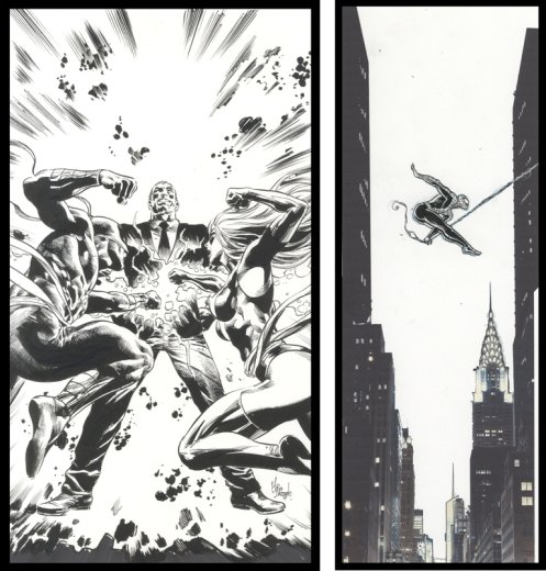 Mike Deodato & Juan Ferreyra (South American comic artists) à la Galerie 9e Art (Paris)