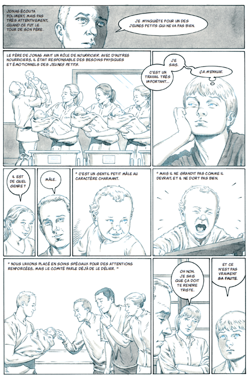 "Le Passeur", le best-seller de LoÏs Lowry adapté en BD par Philip Craig Russell !