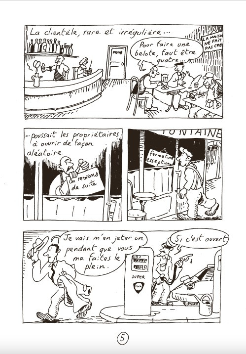 Les Dessous de Saint-Saturnin T. 1 : Le Bistrot d'Émile - Par Bruno Heitz - Gallimard