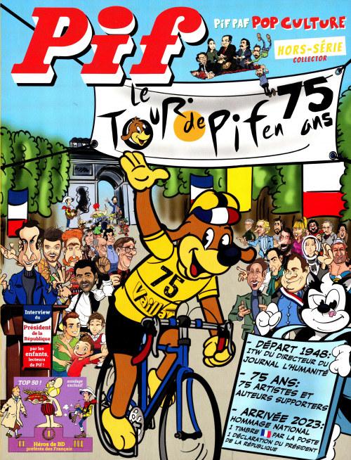 Pour ses 75 ans, Pif fait l'interview… d'Emmanuel Macron !
