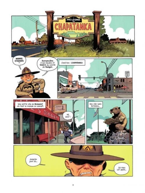 Chapatanka, Une petite ville sans histoire - Par Joret & B-Gnet - Ed. Fluide Glacial