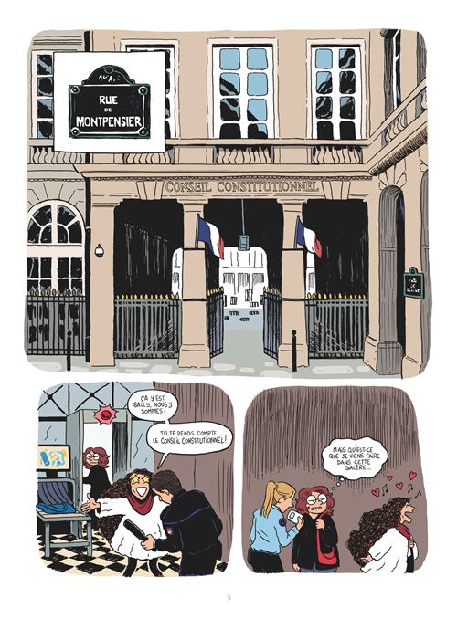 Dans les couloirs du Conseil constitutionnel - Par Marie Bardiaux-Vaïente & Gally - Ed. Glénat