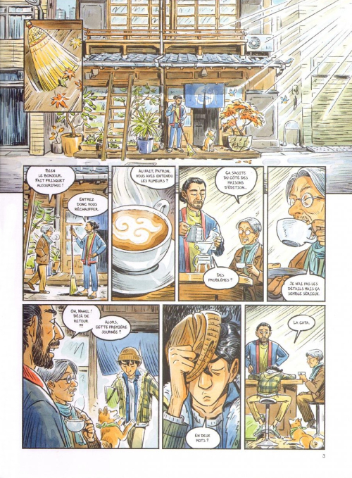 Tokyo Mystery Café T. 2 : Les Ombres de Jimbocho – Enquête-aquarelle dans un labyrinthe littéraire