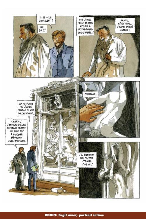 Rodin, en bandes dessinées, aussi...