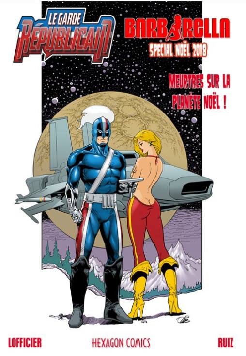 Le Garde Républicain et Barbarella par Jean-Marc Lofficier et José Luiz Perez, Hexagon comics