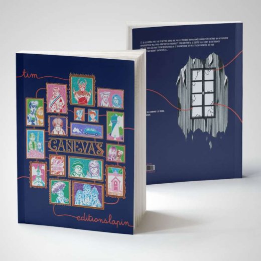 Tim pour sa nouvelle BD "Canevas" à la La librairie Un livre et une tasse de thé (Paris)