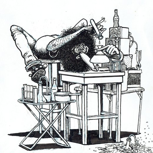 Exposition-vente Gilbert Shelton - Les Fabuleux Freak Brothers - à la Galerie de la Bande Dessinée (Bruxelles)