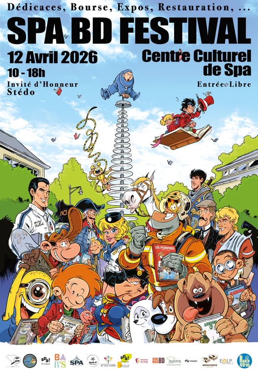 Stédo invité d'honneur au 3e Spa BD Festival