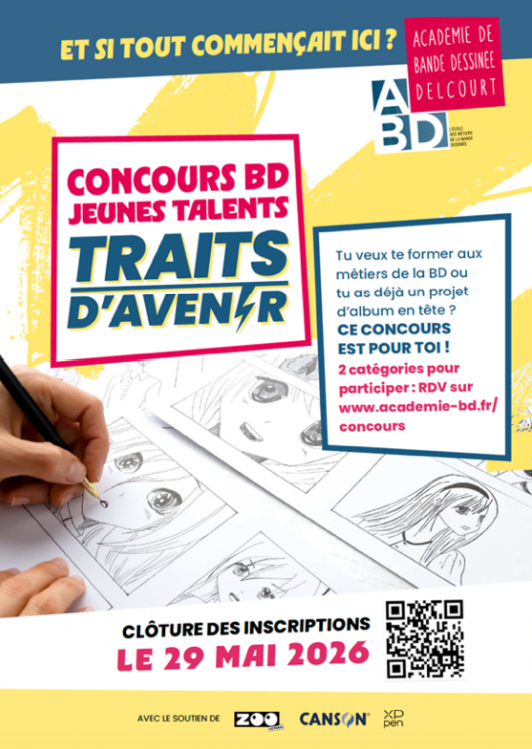 Participez au Concours jeunes talents de l'Académie BD Delcourt