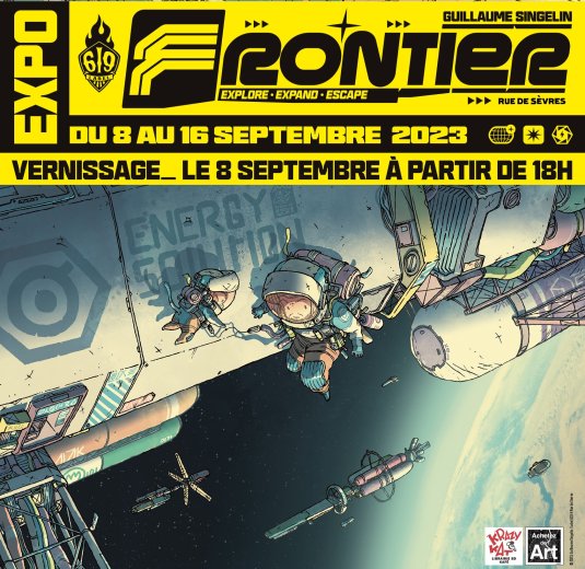 Exposition "Frontier" de Guillaume Singelin dans la nouvelle galerie Achetez de l'Art de Bordeaux 