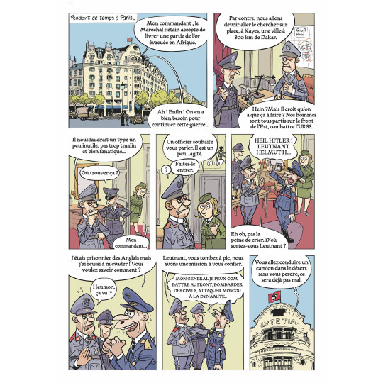 La Drôle de guerre de papi et Lucien T. 3 Mission : Sahara ! - Par Téhem et Fabrice Erre - Ed. Auzou