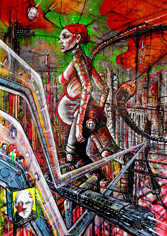 Virginio Vona : "Cyberpunk" à la Galerie Art Maniak (Paris)