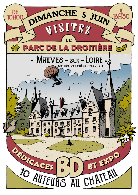 Salon BD, dédicaces et expos au Château de la droitière (44470 Mauves-sur-Loire)