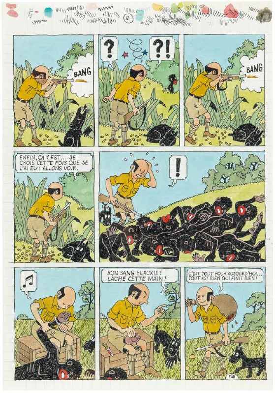 "Pappa in Afrika" d'Anton Kannemeyer : le racisme dénoncé par le graphisme