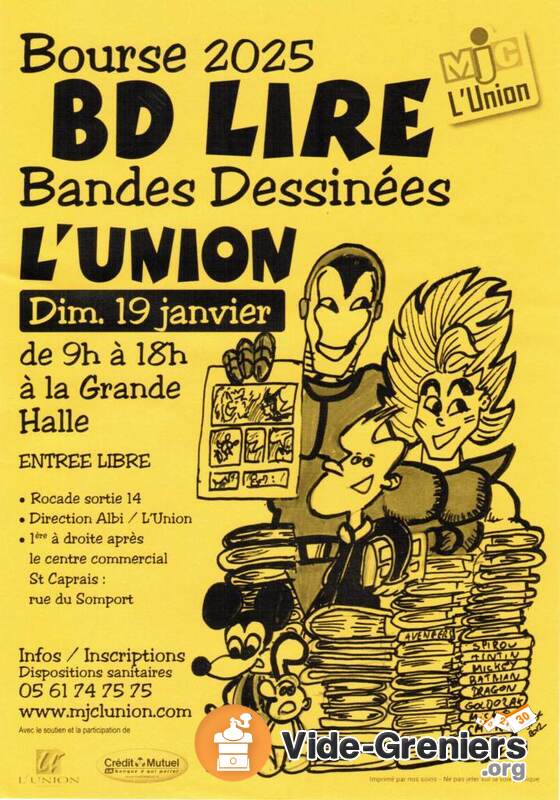12e Bourse 2025 BD Lire Bandes Dessinées de L'Union (31240)