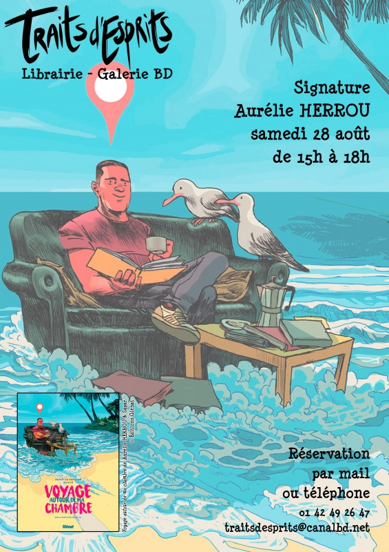 Aurélie Herrou chez Traits d'Esprits (Paris)