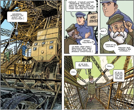 Le Canonnier de la Tour Eiffel - Par Richez, Manini et Ratte - Editions Bamboo/Grand Angle