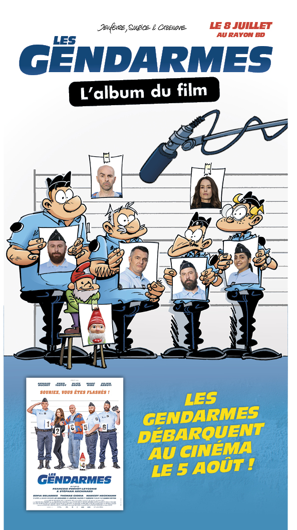 Les Gendarmes, le film : au ciné à partir du 5 août 2026 et en album dès le 8 juillet 2026.