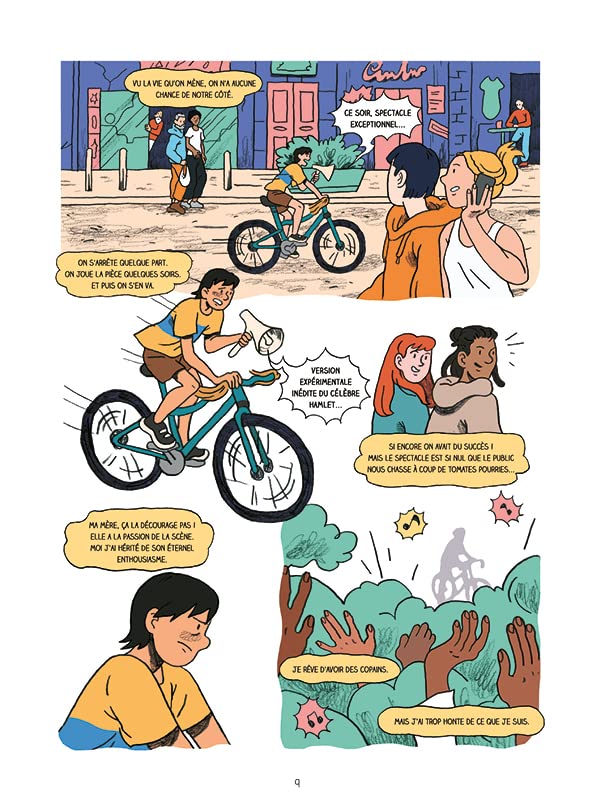 Le théâtre d'Enzo - Par Claire Godard et Khassatu Ba - Éditions Des ronds dans l'O / bdBoum