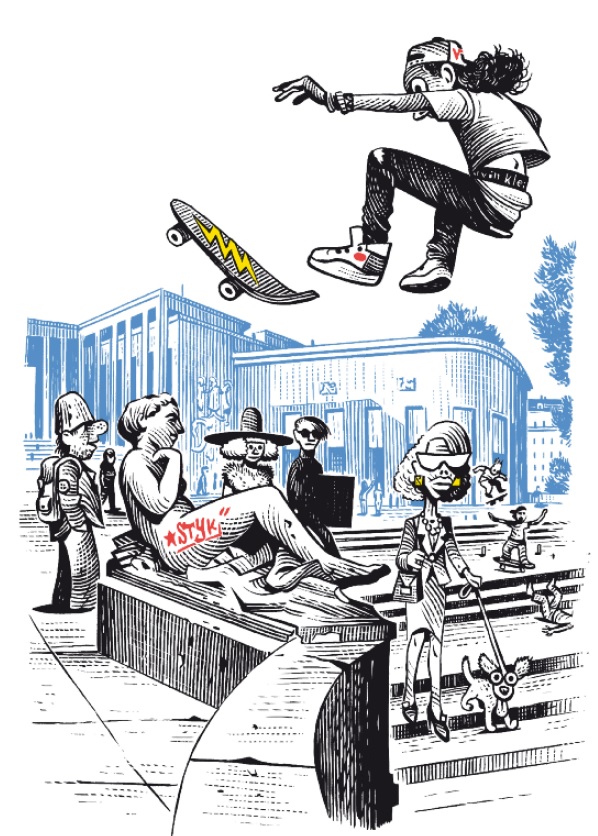 "Agora" (6 Pieds sous terre) : la vie urbaine contemporaine dessinée par Matthias Lehmann