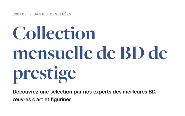Dernière ligne droite pour la vente exclusive Catawiki du printemps