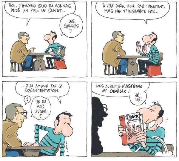 L'enquête gauloise : L'histoire dessinée de la France T2 - Par Nicoby et JL Brunaux - La revue dessinée / La Découverte. Nos ancêtres les Gaulois ? C'est un peu réducteur, cher ami !