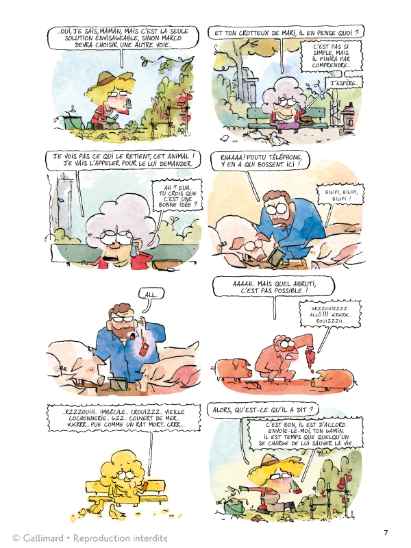 Marco et Co, Adieu veau, vache, cochon ! - Par Olivier Jouvray et Sylvain Bec - Gallimard BD