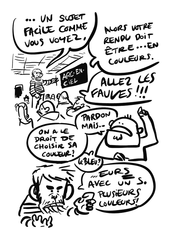Mes génies de Wandrille : le prof de BD aux abois commence à construire sa saga