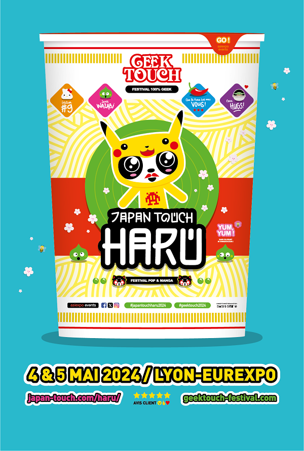 9e édition de la Japan Touch Haru et de la Geek Touch les 4 et 5 mai 2024