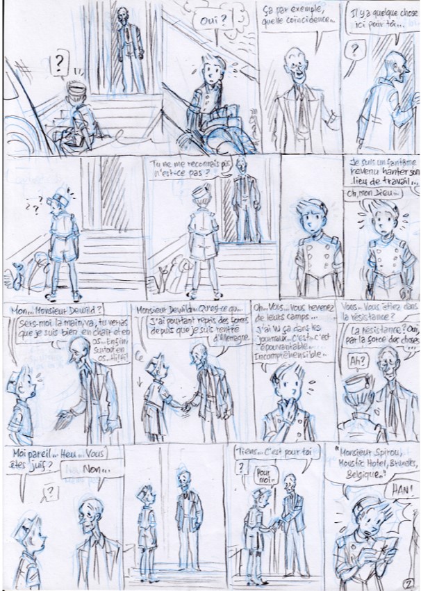 Spirou au Mémorial de la Shoah de Paris
