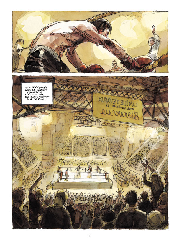 Mon père était boxeur - Par B. Pellerin, V. Bailly et Kris - Futuropolis