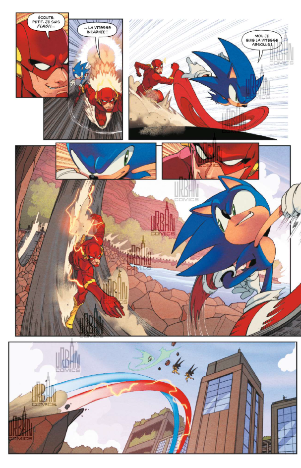 DC x Sonic - Par Ian Flynn & Adam Bryce Thomas - Urban Comics