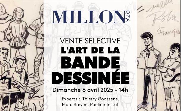 Vente aux enchères : Millon fait briller l'Art de la bande dessinée