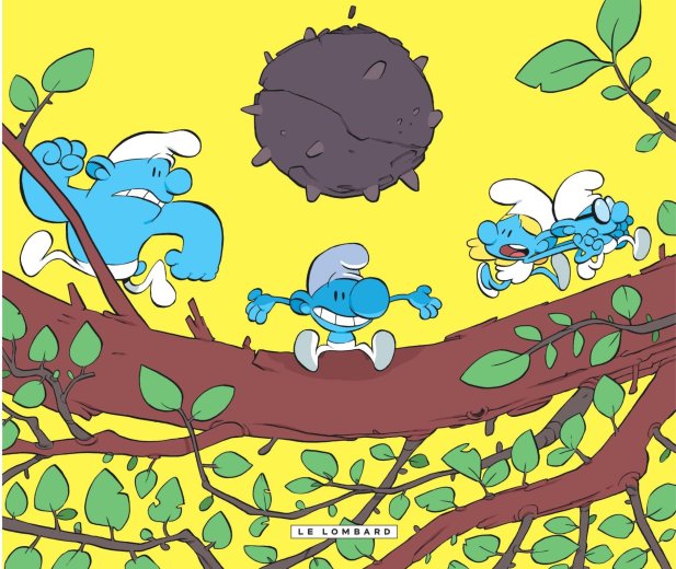Notre schtroumpf sur la 9e schtroumpf du schtroumpfant Festival de Delémont'BD