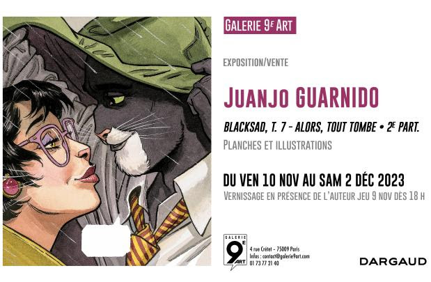 Juanjo Guarnido - Blacksad T. 7 à la Galerie 9e art (Paris)- Exposition