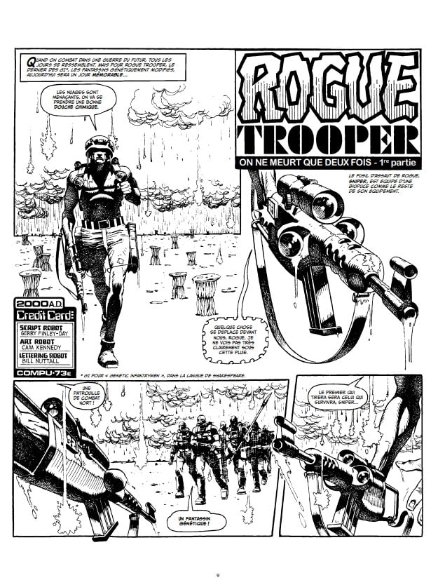 Rogue Trooper, Quand Meurt Un GI - Par Garth Ennis & Patrick Goddard – Ed. Delirium