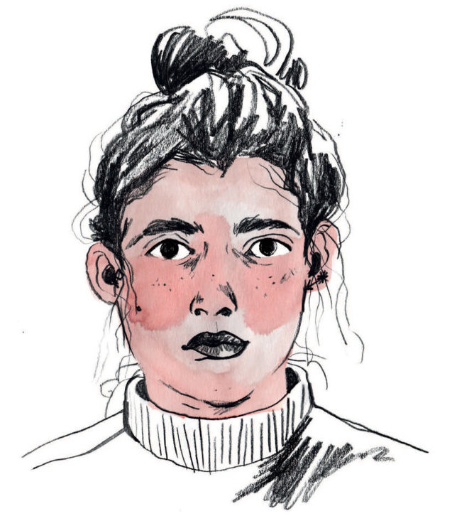 Maurane Mazars en résidence à la maison Fumetti. 