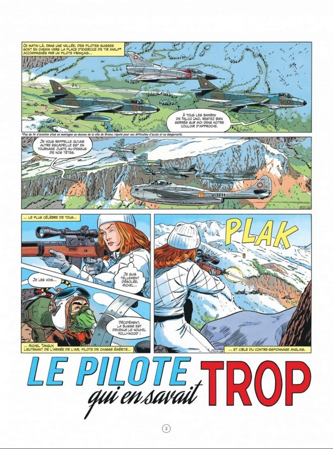 Tanguy & Laverdure : Le Pilote qui en savait trop – Par Patrice Buendia, Hubert Cunin et Mathieu Durand – Ed. Dargaud Zéphyr