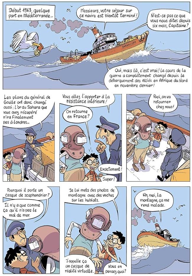 La drôle de Guerre de Papi et Lucien T. 4 : De retour dans le cher pays de notre enfance