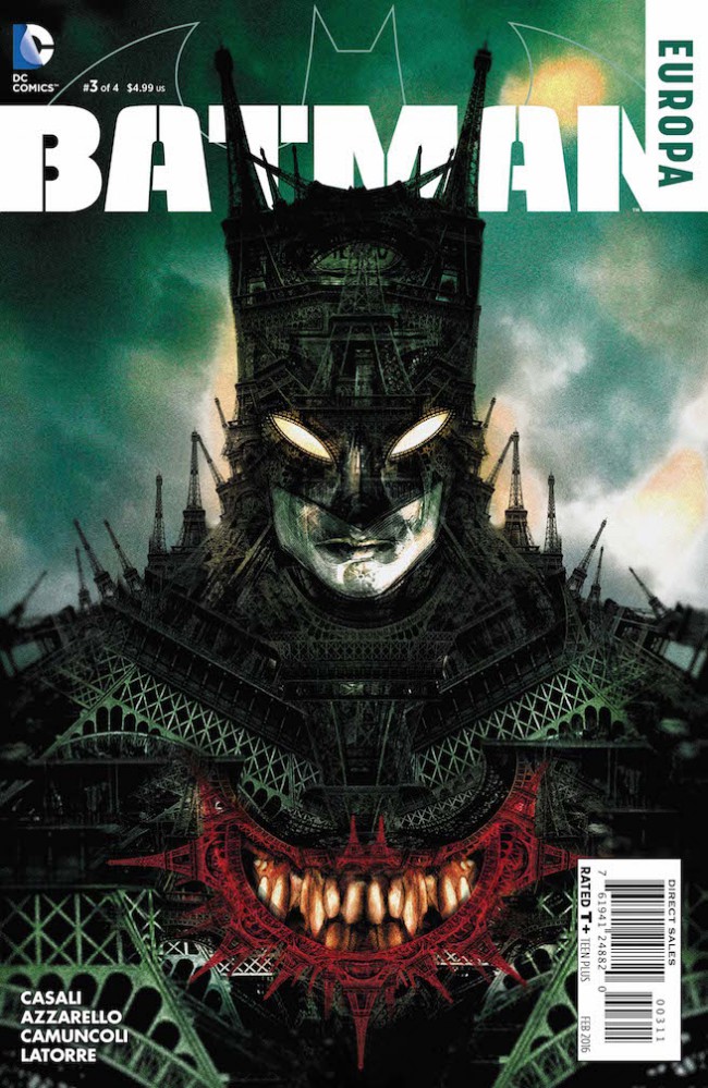 Batman Europa - Par Matteo Casali, Brian Azzarello et Giuseppe Camuncoli - Urban Presse