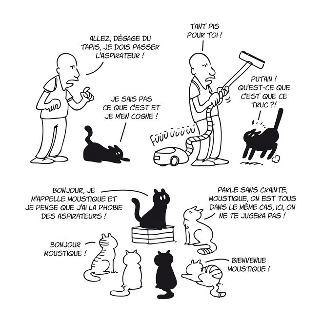 Putain de chat, par Lapuss', Monsieur Pop Corn