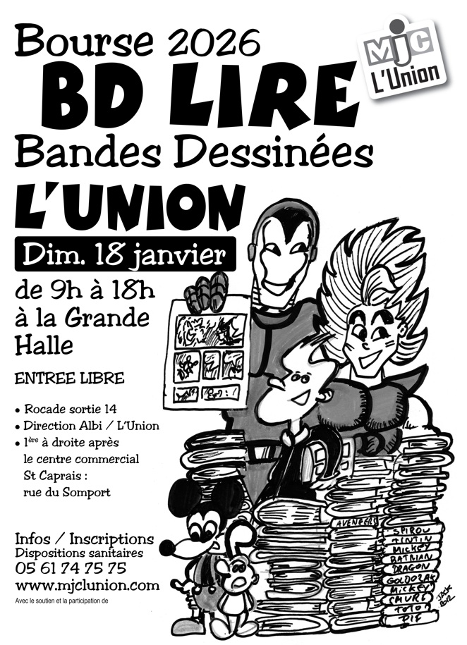 Bourse 2026 BD Lire Bandes Dessinées - L'Union (31240)