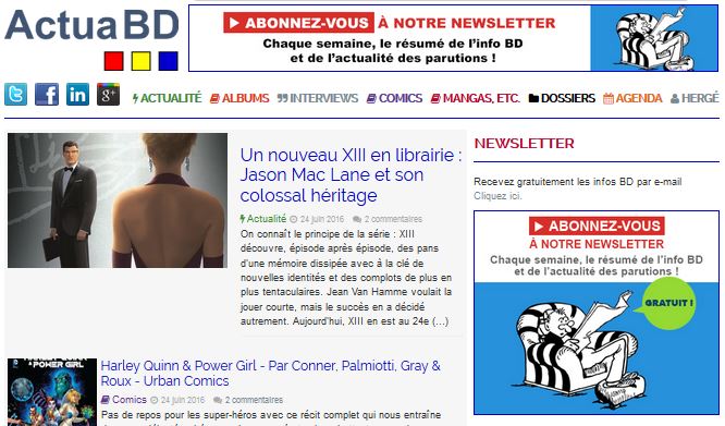 Pour ses 20 ans, ActuaBD change... - Appel à contribution