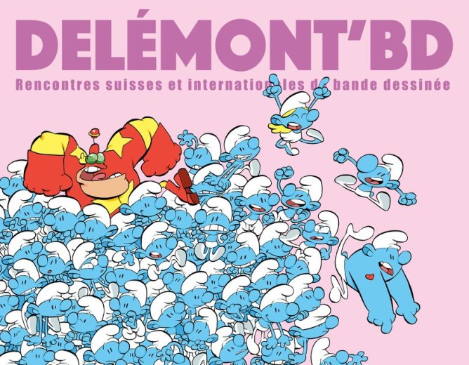 Ça va schtroumpfer au Festival Delémont'BD !