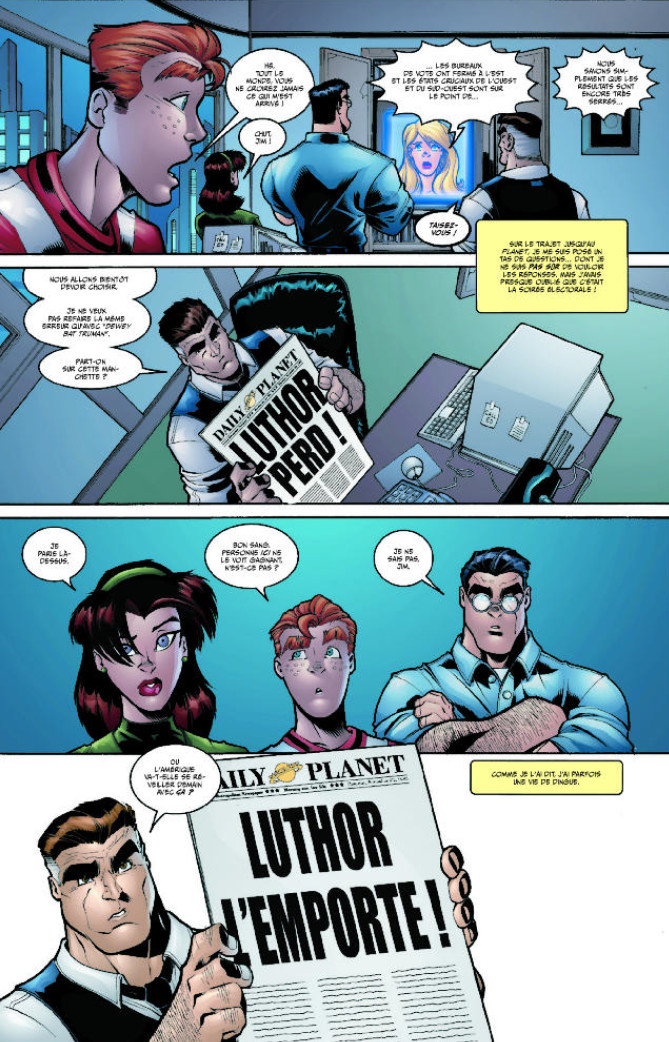 Président Lex Luthor - Par Jeph Loeb, Greg Rucka, Ed McGuinness et Mike Wieringo (Trad. Laurent Queyssi) - Urban comics 