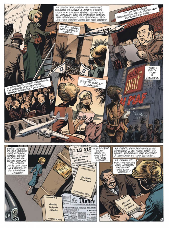 Mademoiselle J., une aventurière chic, quelque part entre Tintin et Lara Croft...